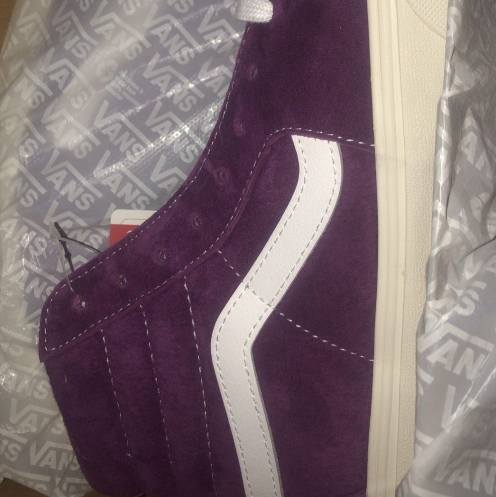 Suede "grape" vans